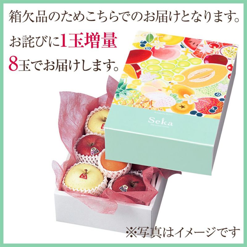 国産 赤玉りんご（7玉）｜Seika（せいか）国産フルーツギフト専門店
