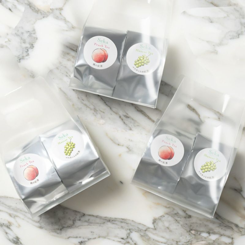 猫のフルーツティー2種 [三角ティーバッグ計10個入り]（3点セット）