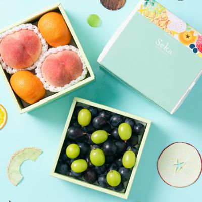 おまとめ専用　フルーツの恵み　ポット3点　希少品　フェーブ　ヴィンテージ ホシフルーツ 季節のフルーツ詰合せBOX Eセット【目録引換券
