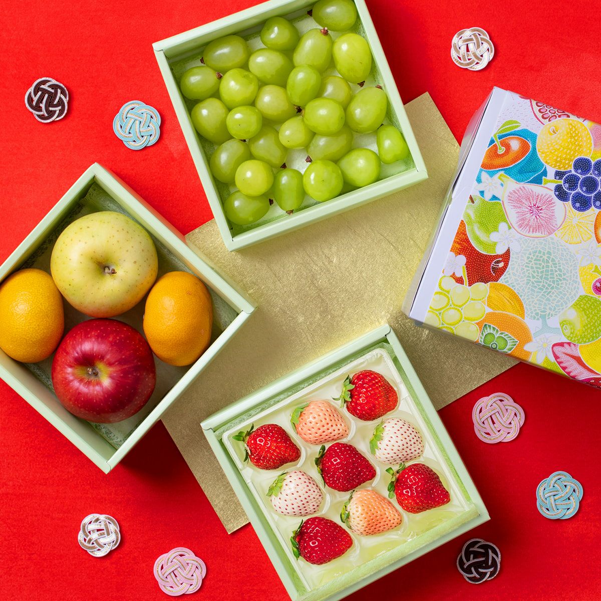旬の国産フルーツおせち3段重セット