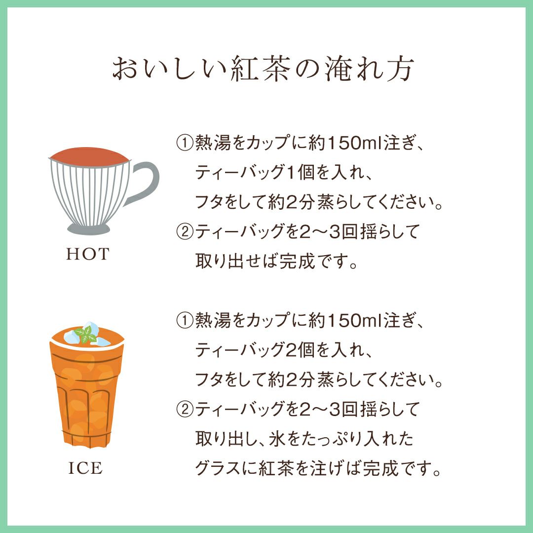 紅茶飲み方カード